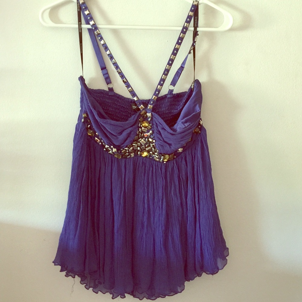 Bebe chiffon top